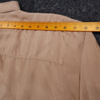 AFMK Collection by Moda Shirt Mens XL Tan 100% Silk Short Sleeve Button Down - take2supply