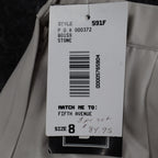 N Touch Pants Womens 8 Stone Stretch Straight Leg Side Zip NWT NOS - take2supply