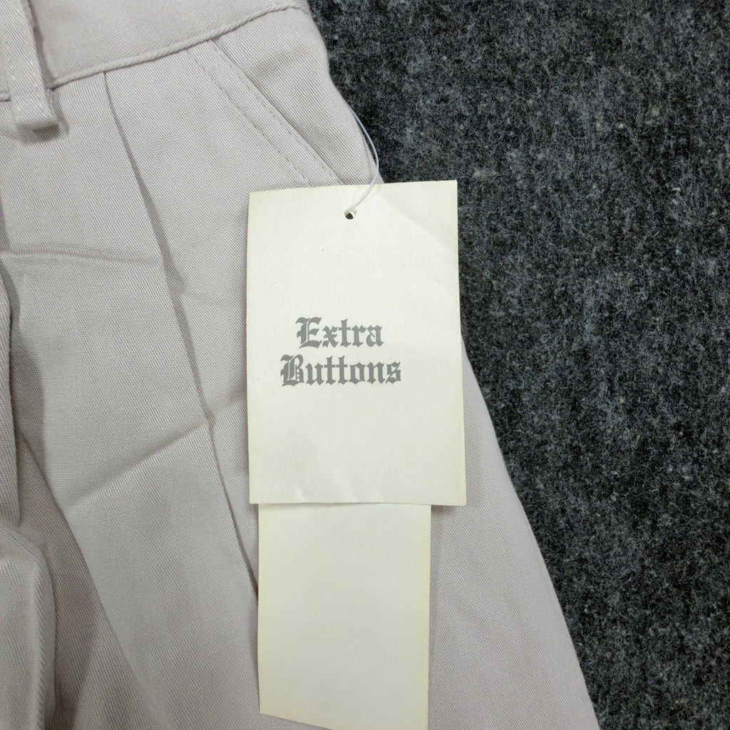 On The Verge Vintage 90s Pleated Shorts Womens 12 Beige Cotton NWT Made in USA - take2supply