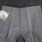 Levi's Travelers Dress Pants Mens 32x32 Vintage 80s Gray Wool Blend Pleated NWT - take2supply