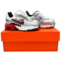 Nike Shox Turbo 8 TD Toddler 4.5C 2008 Silver Red Running Shoes 344934-101 - take2supply