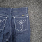 Maverick Straight Leg Jeans Boys 14 Regular Vintage 70s Blue Cotton USA Z135DAR - take2supply