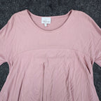 Blu Heaven Tunic Top Womens Small Mauve Pink Modal Blend High Low Babydoll Flowy - take2supply