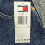 Tommy Hilfiger Y2K Freedom Fit Jeans Boys 16 Blue Cotton Deadstock NWT - take2supply