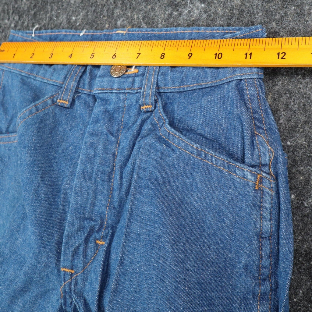 DeeCee Rappers Vintage 70s Flare Jeans Boys 14 W25 L28.5 Blue Cotton USA NWT - take2supply