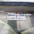 Jack Tar Shirt Boys 3T Blue Green Stripe Short Sleeve Button Down USA NWT - take2supply