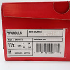 New Balance 680v6 Kids 1.5 Running Shoes Light Blue Orange YP680LL6 Medium - take2supply
