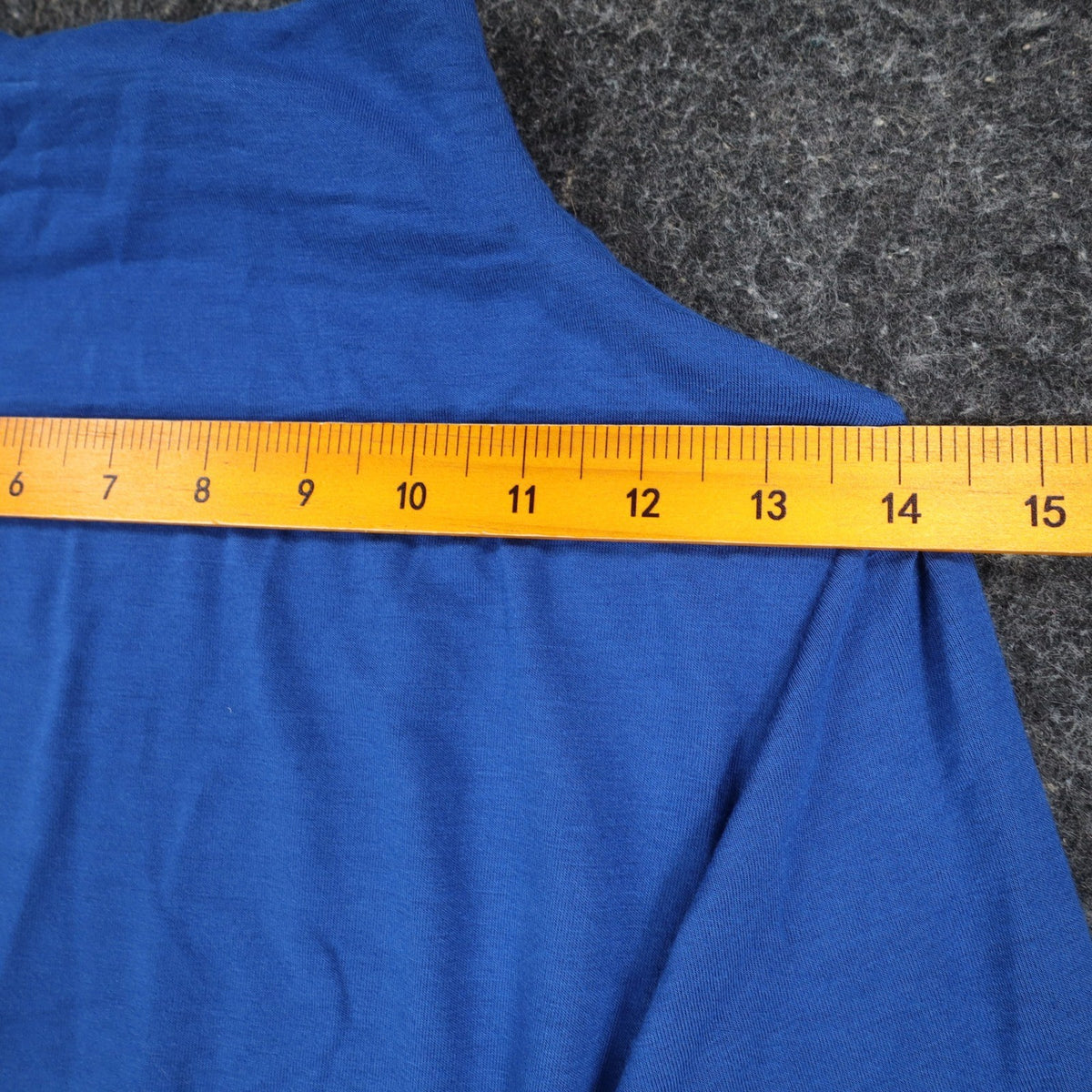 Zoé Ruched Mock Neck Top Womens P/S Blue Rayon Stretch Long Sleeve Canada NWT - take2supply
