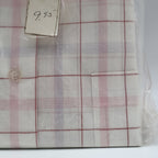 Mark VII Dress Shirt Mens 16 32/33 Vintage Deadstock White Red Blue Plaid - take2supply