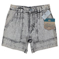 Lee Trekker Short Boys 10 Vintage 90s Cold Black Acid Wash Relaxed Fit Denim - take2supply