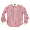 Bobbie Brooks Vintage 80s Striped Shirt Women 7/8 Red White NWT Deadstock - take2supply