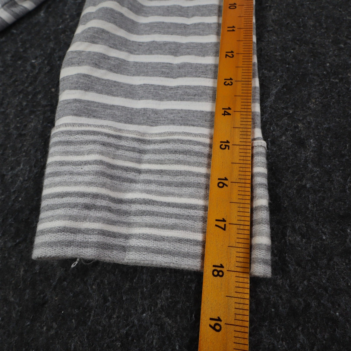 Erin London Womens M Gray White Striped Lace Up Hooded Tunic Top NWT - take2supply