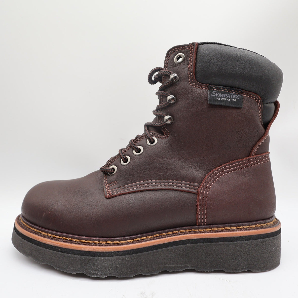 Golden Retriever 3901 Work Boots Mens 9 Dark Brown Leather Waterproof NWT - take2supply