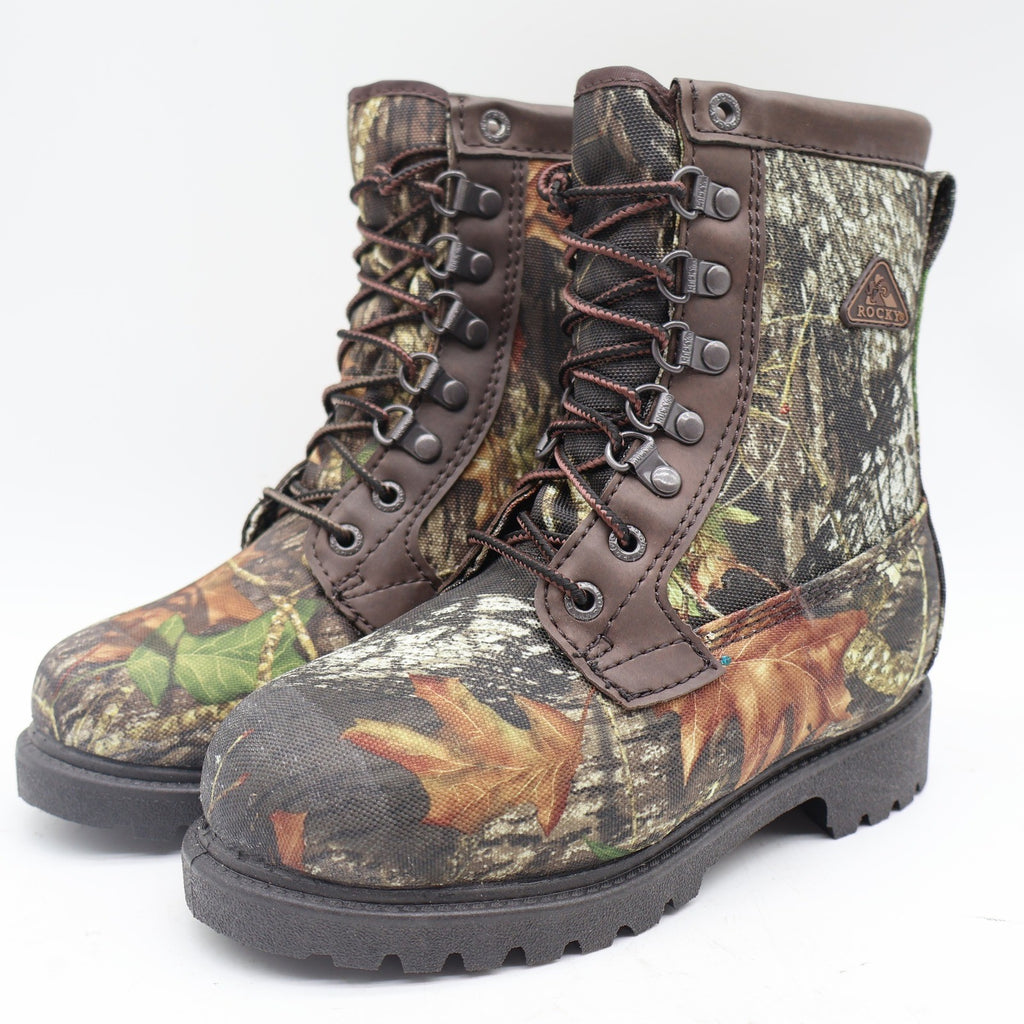 Rocky BearClaw Hunting Boots Youth 1W Camo Waterproof 800g Thinsulate FQ0003510 - take2supply