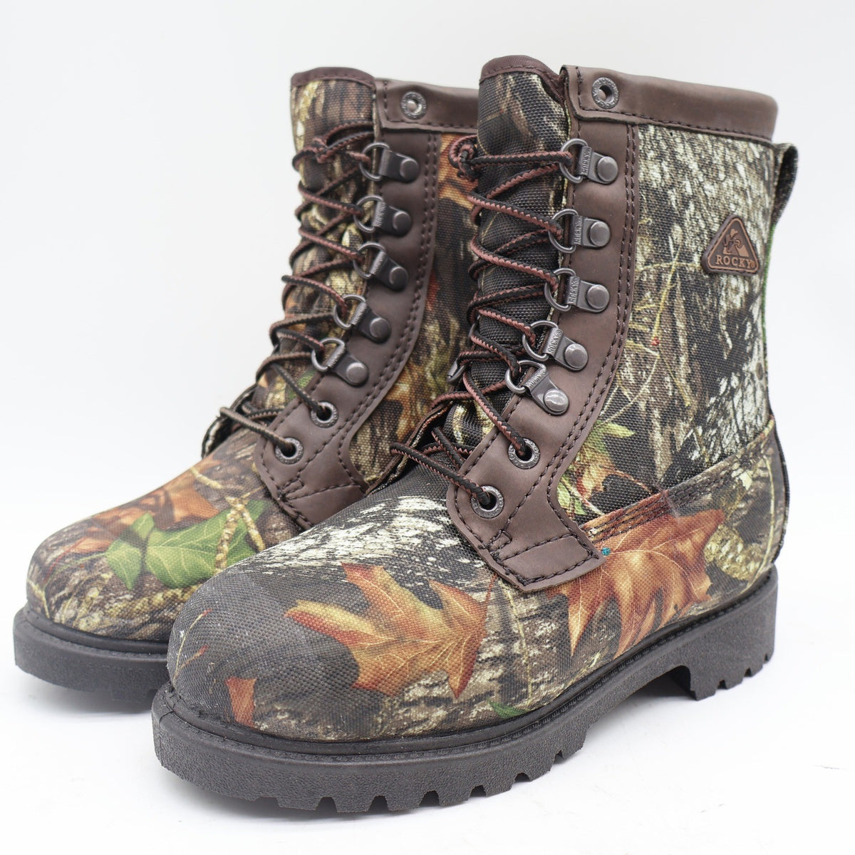 Rocky BearClaw Hunting Boots Youth 1W Camo Waterproof 800g Thinsulate FQ0003510 - take2supply