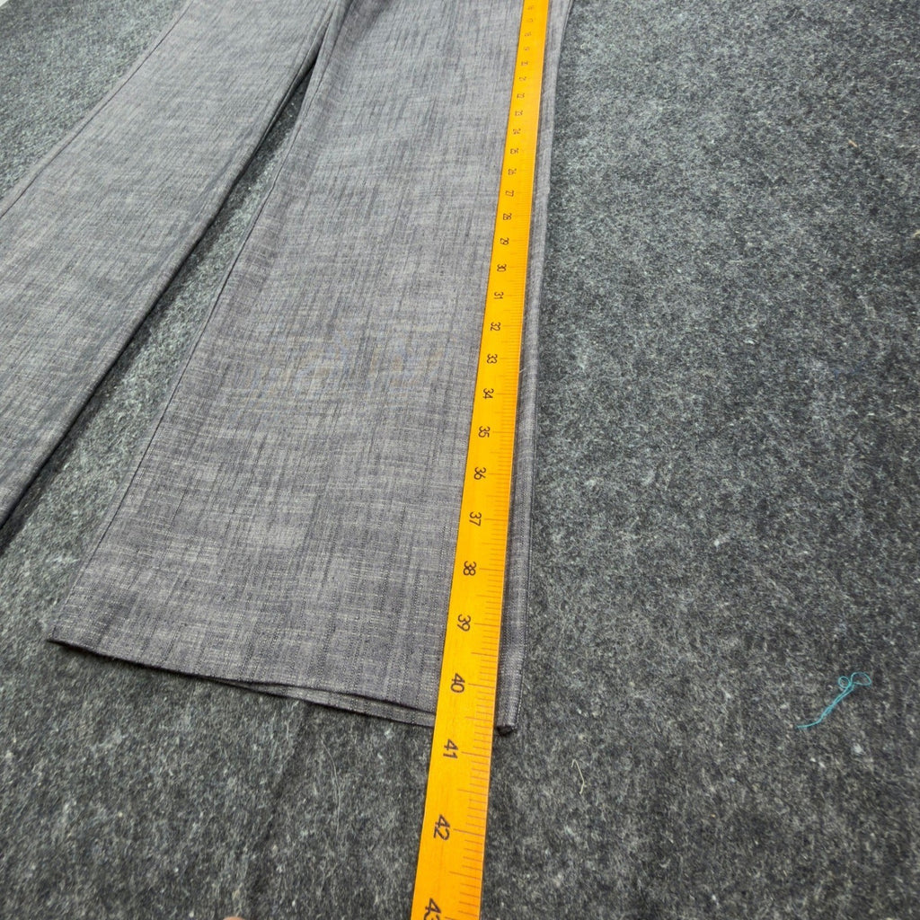my michelle Y2K Dress Pants Juniors 13 Gray Cotton Blend Wide Leg NWT - take2supply
