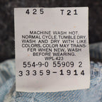 Levi's 917 Shorts Womens 12 Vintage 90s Light Wash Denim Made in USA Deadstock - take2supply