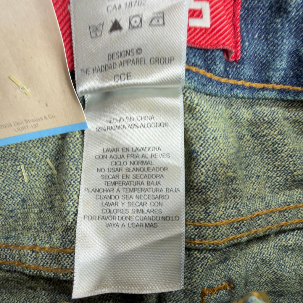Levi's Y2K 549 Relaxed Straight Jean Shorts Boys 7 Reg Blue Denim NWT - take2supply