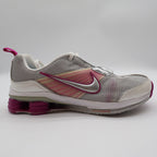 Nike Shox Zipsister+ II Womens 7 Running Shoes White Magenta Silver 366198-101 - take2supply
