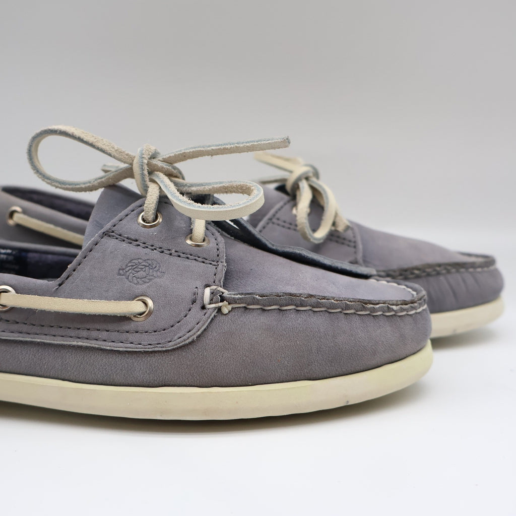 Dexter Boat Shoes Womens 9 Vintage 90s USA Ocean Blue Leather Washables R485-8 - take2supply