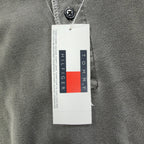 Tommy Hilfiger Y2K Henley Shirt Boy L Gray Cotton Long Sleeve NWT C467 - take2supply
