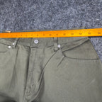 Levi's Y2K 550 Relaxed Tapered Jeans Womens 12 Olive Green NWT Stretch Deadstock - take2supply