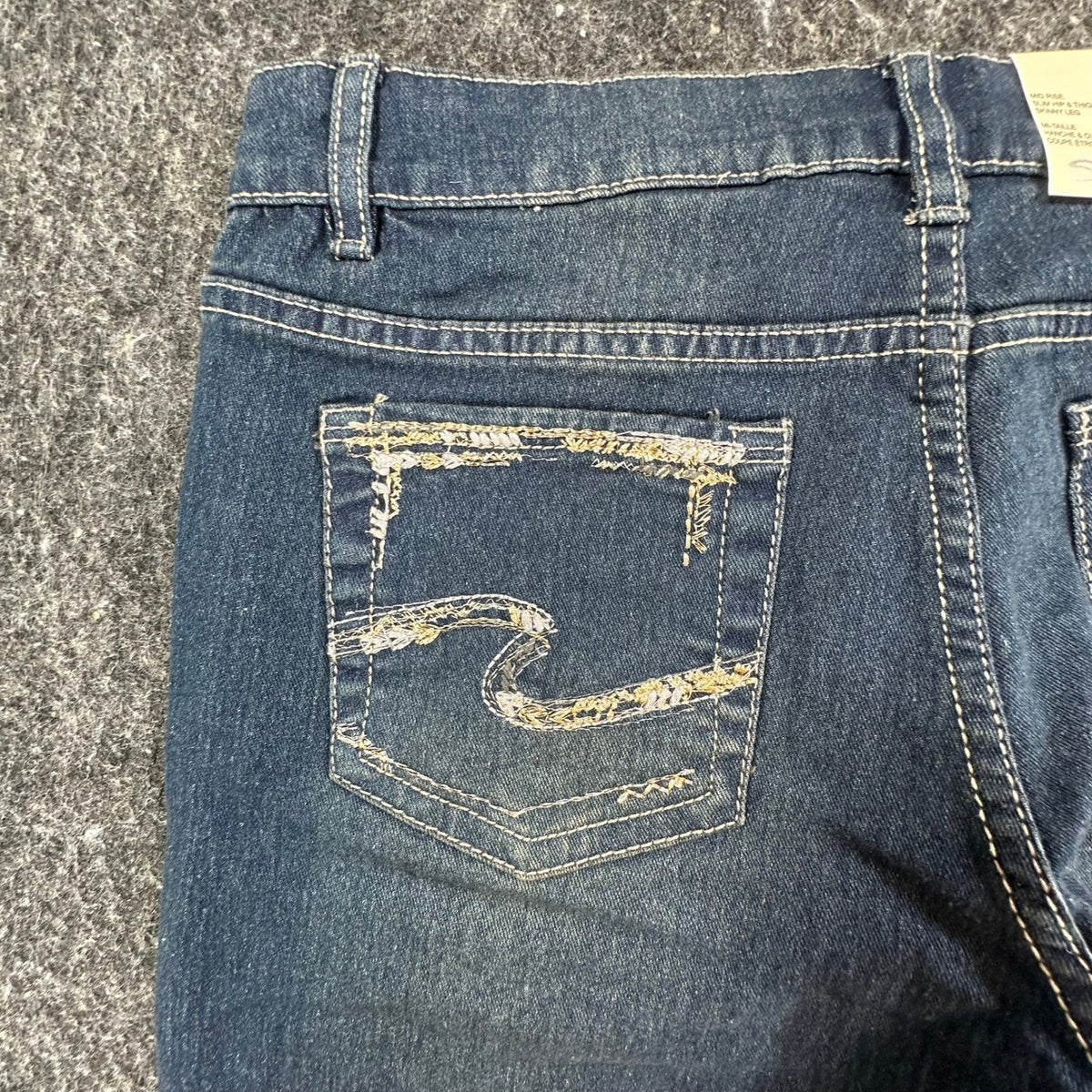 Silver Jeans Co Sasha Skinny Jeans Girls 16 Blue Eco Denim Slim Fit NWT - take2supply