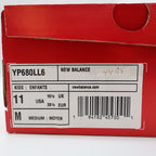 New Balance 680v6 Kids Shoes Size 11 Blue Orange Mesh Running Sneaker YP680LL6 - take2supply