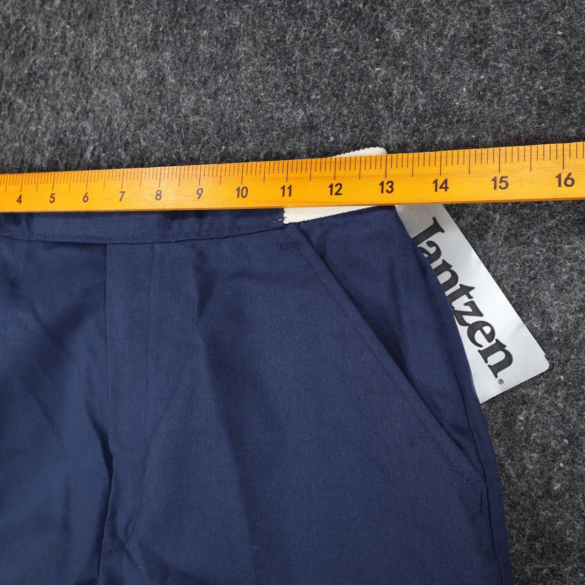 Jantzen Shorts Mens 30 Vintage 80s Navy Blue Cotton Blend Made in USA NWT 1M401 - take2supply