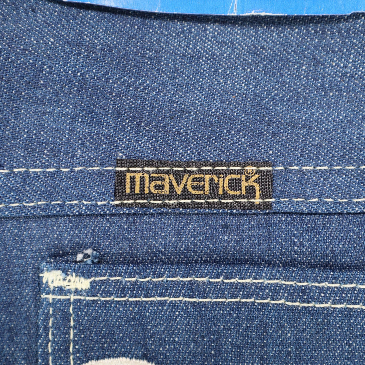 Vintage Young Maverick Boys Jeans 7 Regular Blue Straight Leg USA NWT - take2supply