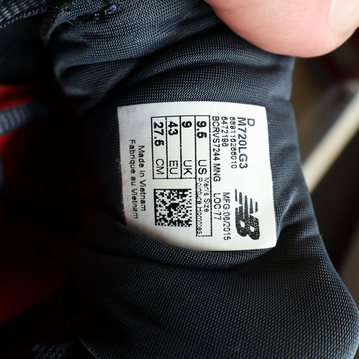 New Balance 720v3 Mens 9.5 Grey Red Running Shoes M720LG3 ComfortRide New in Box - take2supply