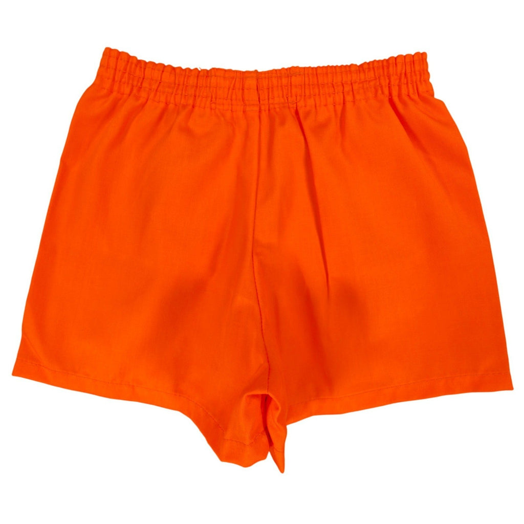 Fruit of the Loom Vintage 70s Gym Shorts Boys XS Orange Cotton NWT - take2supply