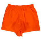 Fruit of the Loom Vintage 70s Gym Shorts Boys XS Orange Cotton NWT - take2supply