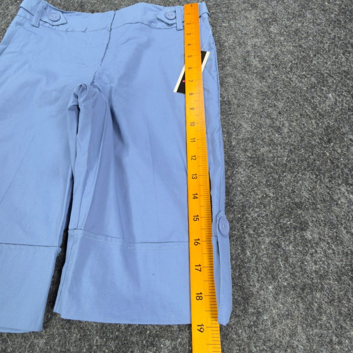 Amy Byer Y2K Bermuda Shorts Girls 10 Blue Cotton Stretch NWT - take2supply