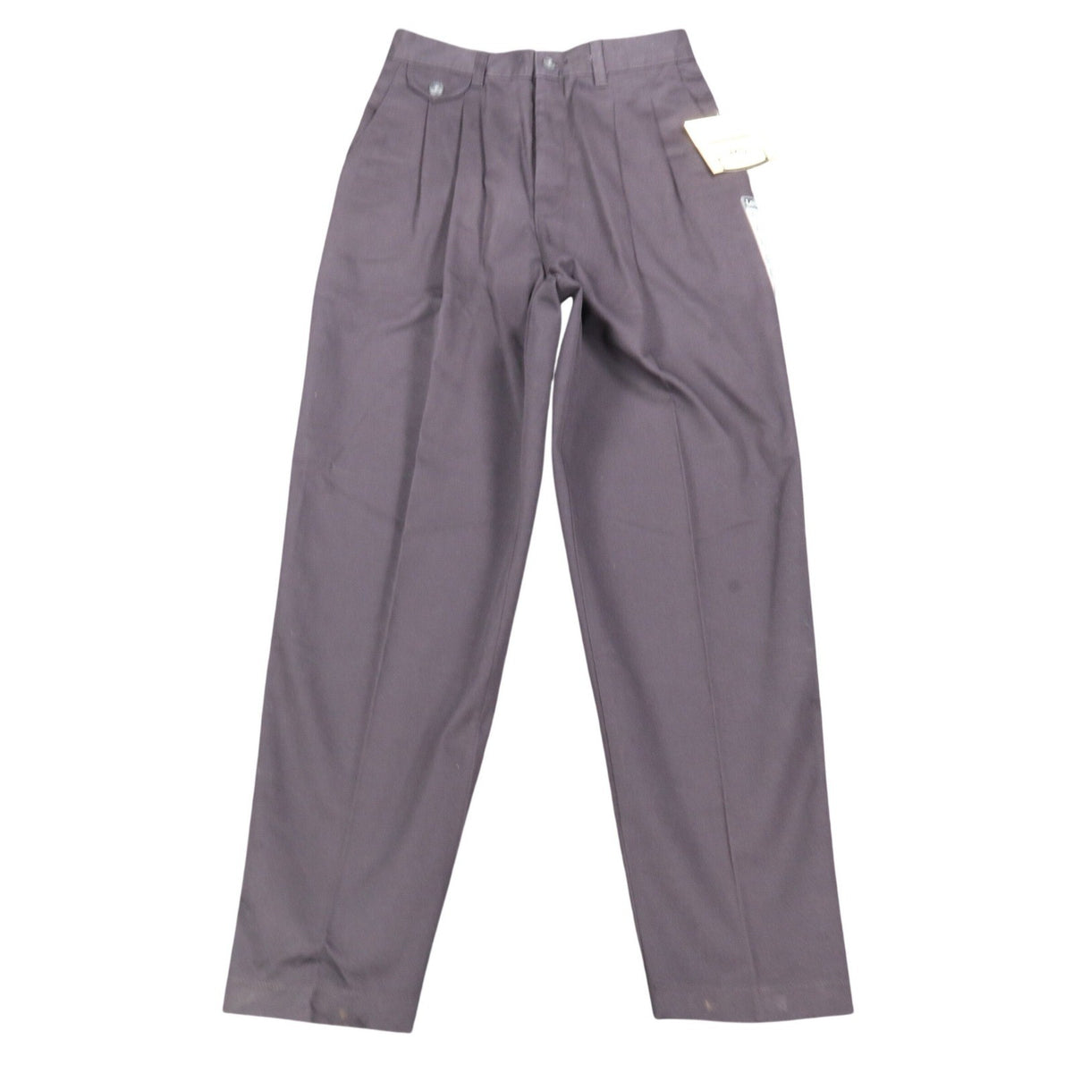 Lee Casuals Pants Womens 8 Short Vintage 90s Purple Cotton Double Pleat Trousers - take2supply