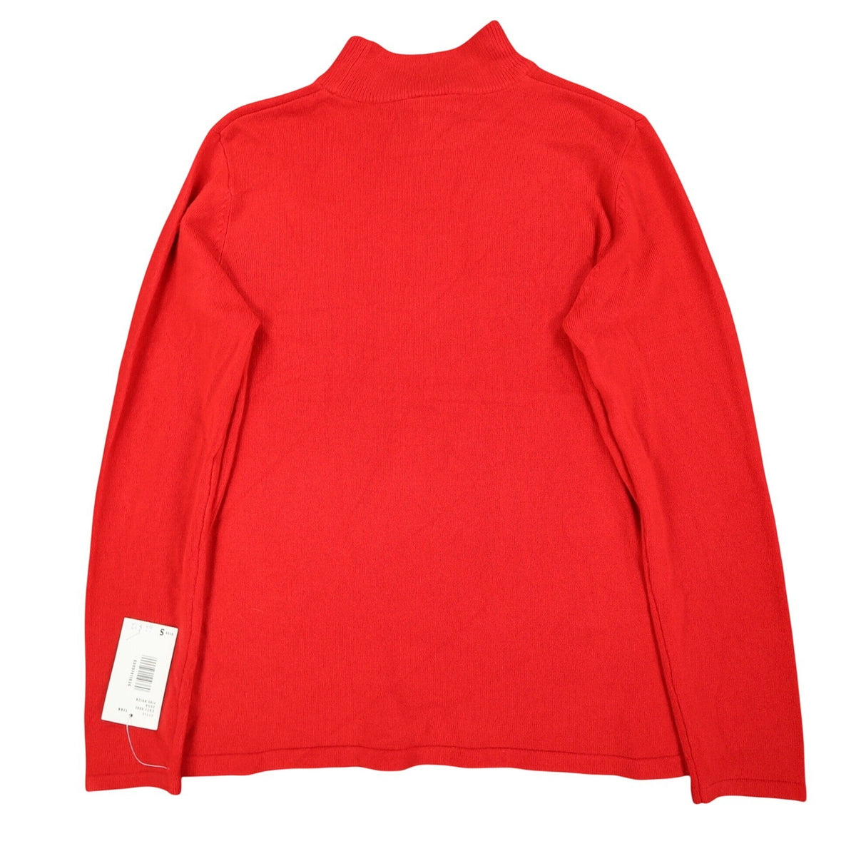 Southern Lady Mock Neck Sweater Womens Small Red Acrylic Knit Top NWT C1217 - take2supply
