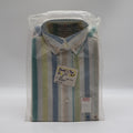 Jack Tar Shirt Toddler Boys 3T Pastel Stripe Short Sleeve Button Down USA NWT - take2supply