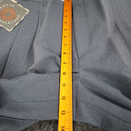 Levi's Travellers Trousers Mens 34x32 Vintage 80s Blue Gray Pleated Deadstock - take2supply