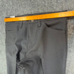Wrangler Mens Y2K Wrancher Bootcut Dress Pants 33x30 Black Polyester NWT 82BK - take2supply