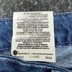 Wrangler Y2K Cowboy Cut Jeans Womens 9/10x34 Blue Denim Bootcut New C717 - take2supply