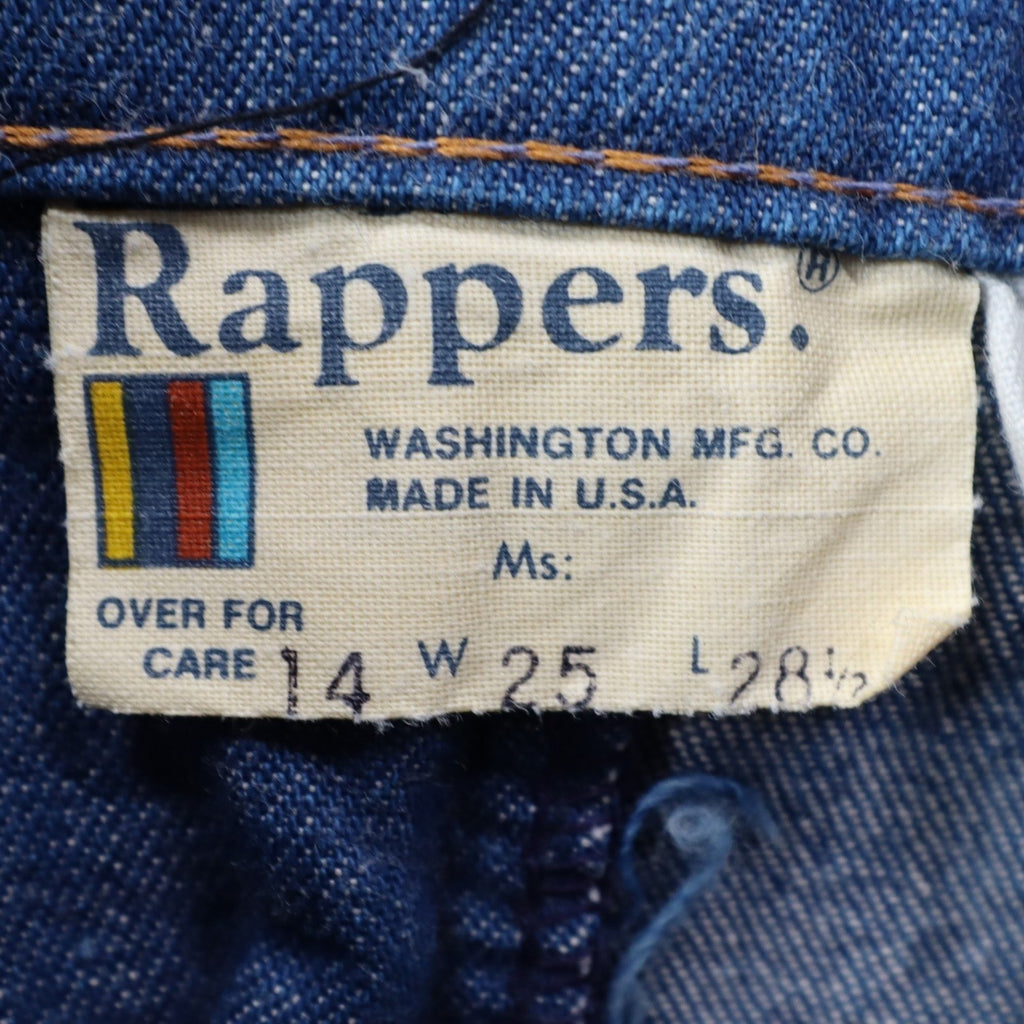 DeeCee Rappers Vintage 70s Flare Jeans Boys 14 W25 L28.5 Blue Cotton USA NWT - take2supply