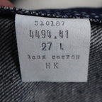 Key Jeans Vintage Womens 27 L Blue Red Embroidered Flare Jeans NWT - take2supply