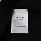 Lana Lee Sweater Womens M/L Black White Striped Colorblock Back Zip Knit Top - take2supply