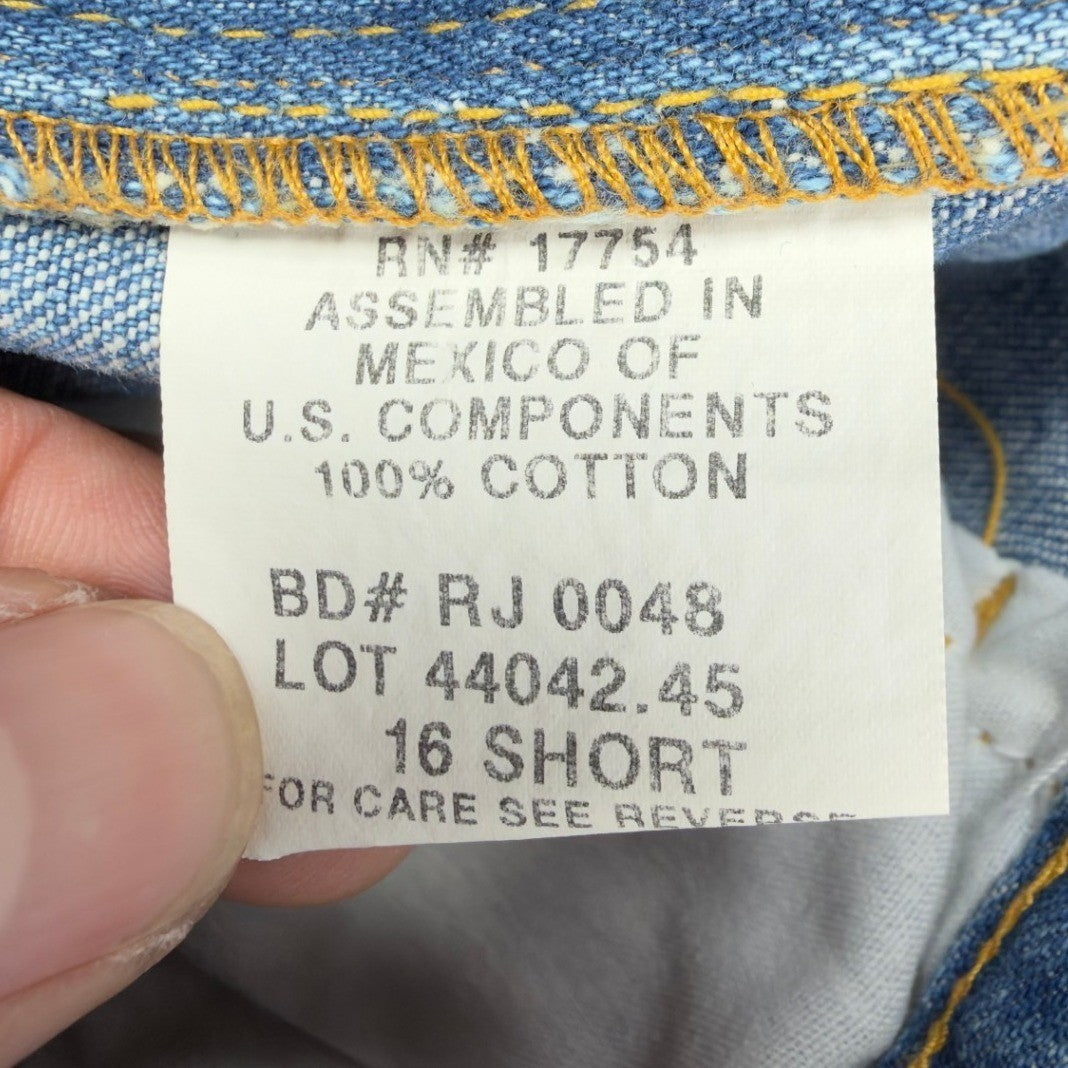 Key Vintage Carpenter Jeans Kids 16S Blue Cotton Denim Deadstock NWT C701 - take2supply