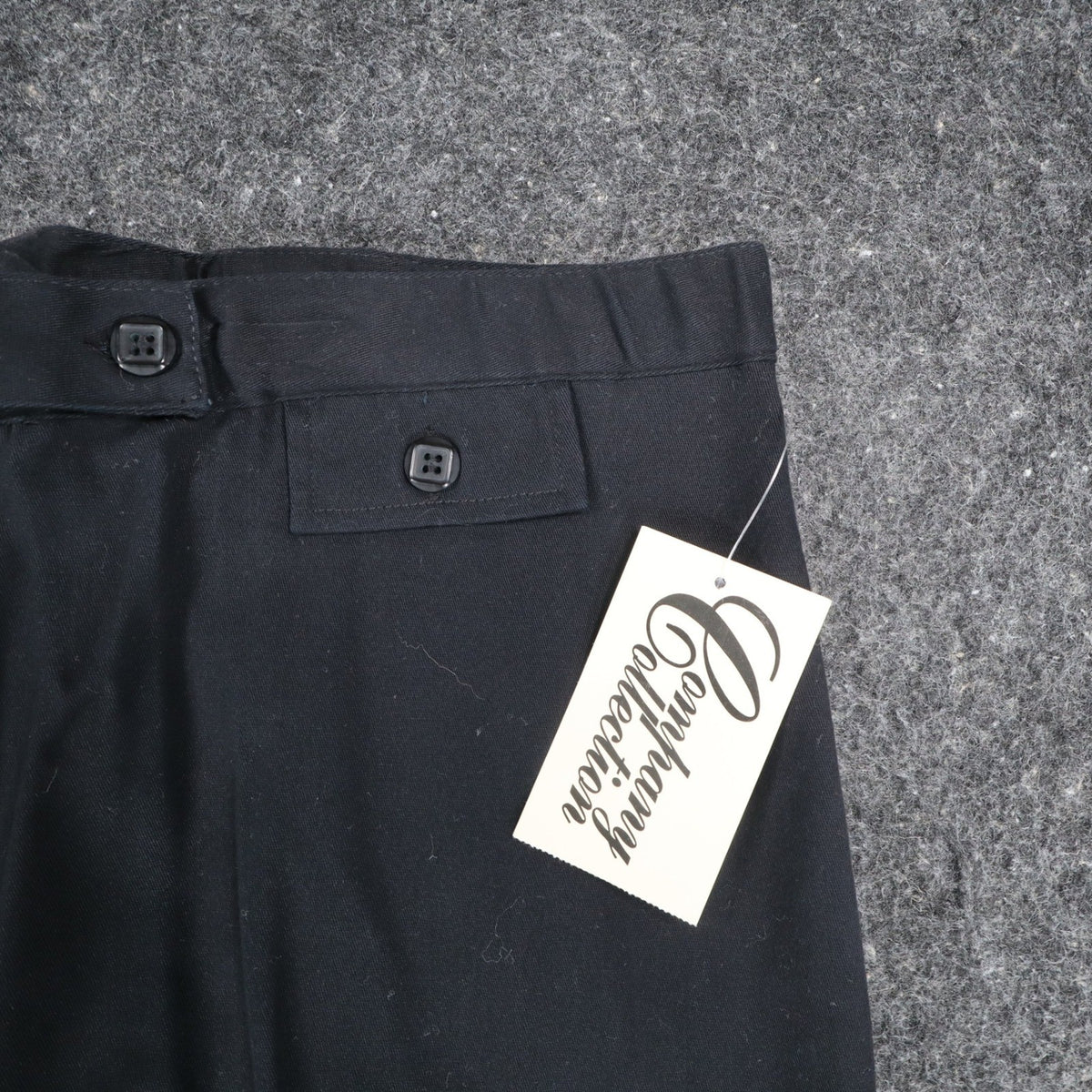 Company Collection Dress Pants Womens 10 Black Cotton Stretch Wide Leg Trousers - take2supply