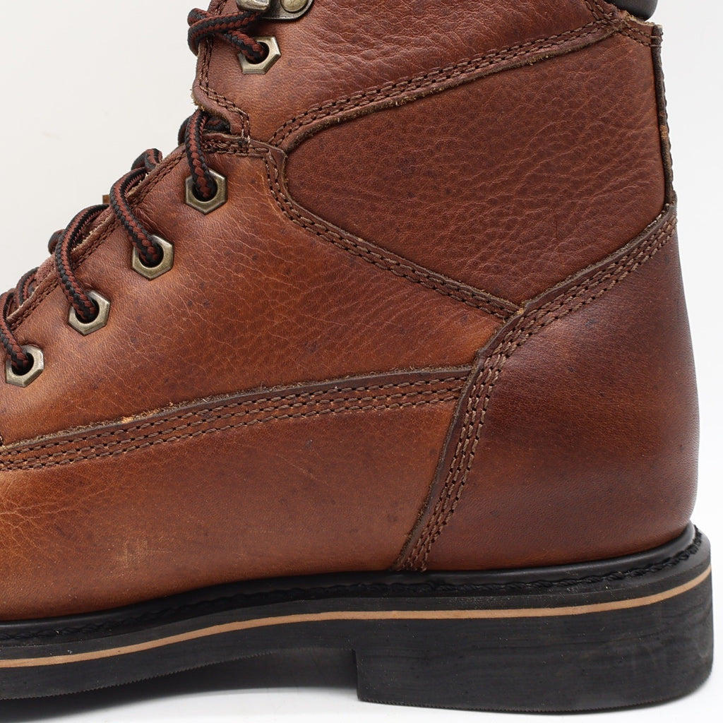 McRae Industrial Work Boots Mens 9W Brown Leather EH Rated Lace Up MR88122 NEW - take2supply