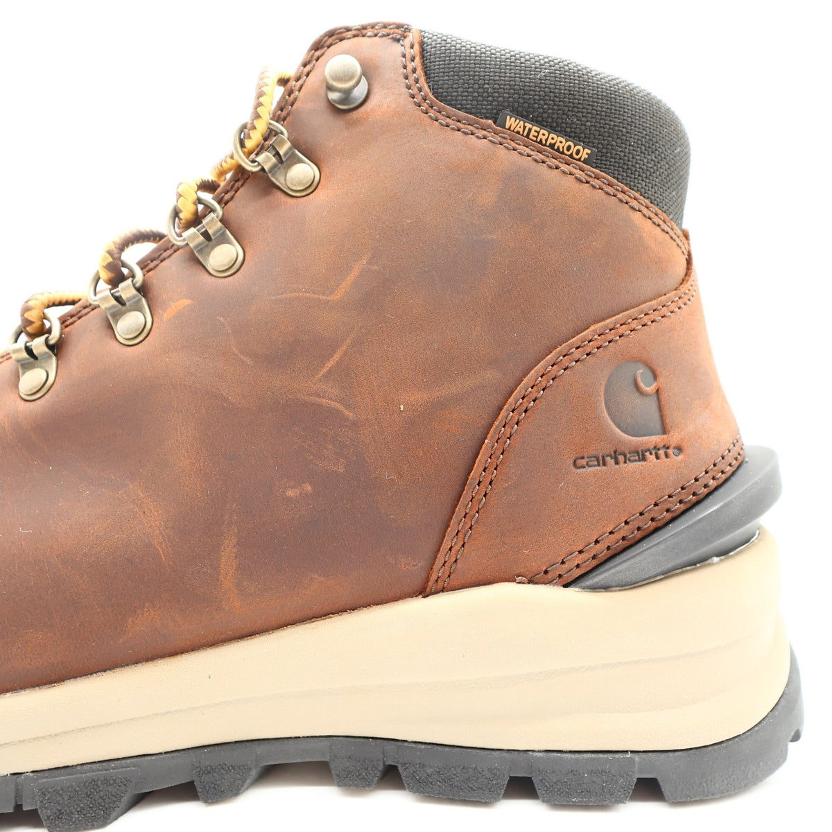 Carhartt Gilmore Work Boots Mens 10 M Brown Leather Alloy Toe Waterproof NWT - take2supply