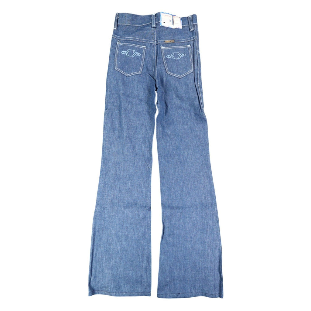 Vintage Young Maverick Boys Jeans 8 Slim Blue Flare Leg USA NWT - take2supply