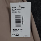 Southern Lady Pants Womens 12 Tan Pull On Elastic Waist Straight Leg NWT NOS - take2supply