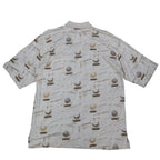 Winner Mate Golf Polo Shirt Mens Size Medium Vintage Sahara Cotton Rayon Print - take2supply